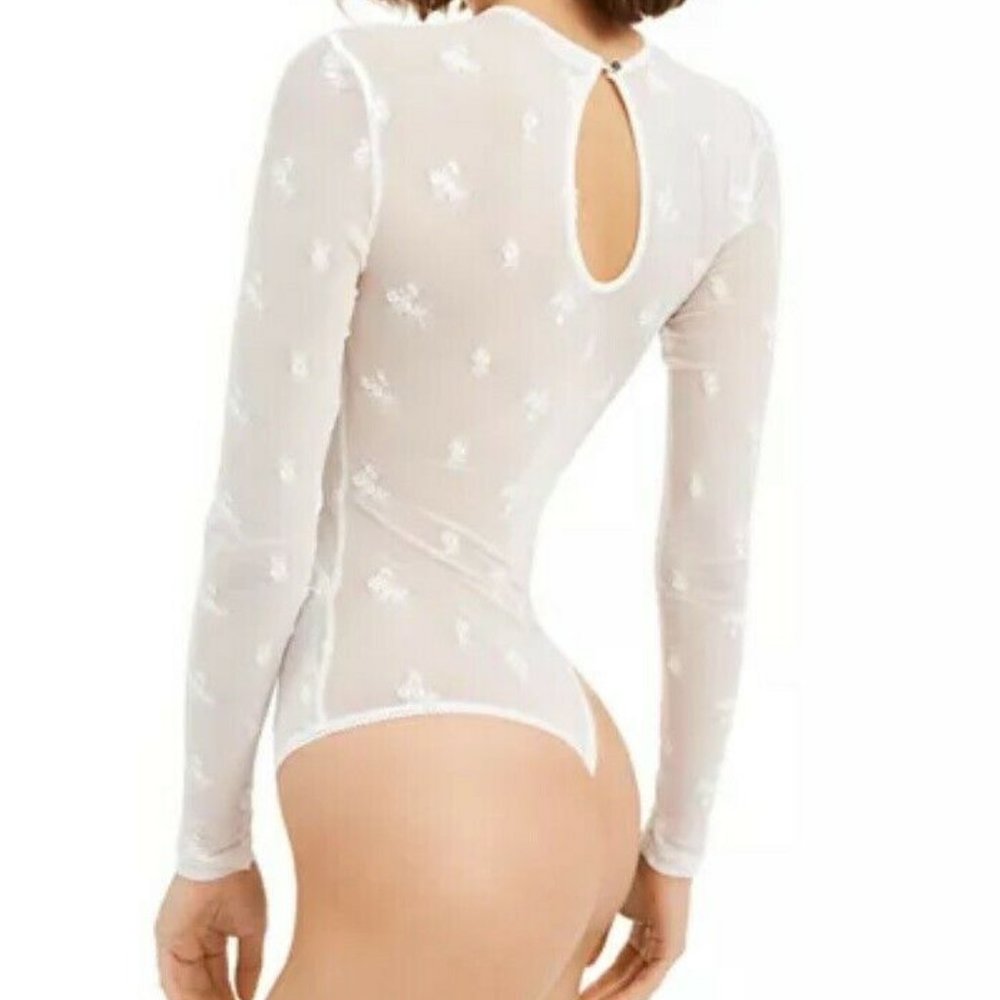 Intimately Free People Womens Floral Bodysuit Onesie